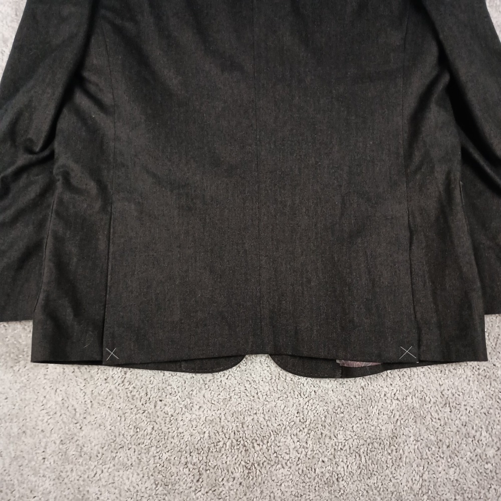 NEW Joseph Abboud 44R Brown Herringbone Patch‎ Pockets Cotton Mens XL Blazer NWT - Picture 9 of 14